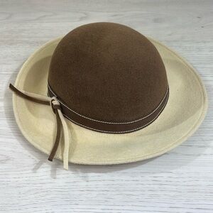 Vintage Fedoria 100% Rabbit Fur Hat